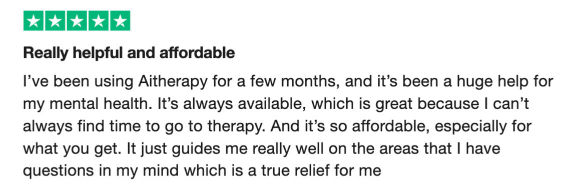 Aitherapy BetterHelp Comparison Aitherapy BetterHelp Comparison